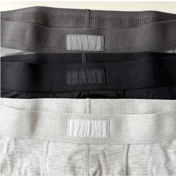 SKIMS Men’s 5” Boxer Brief 3-Pack Heather Multi Size Large New - Picture 2 of 10